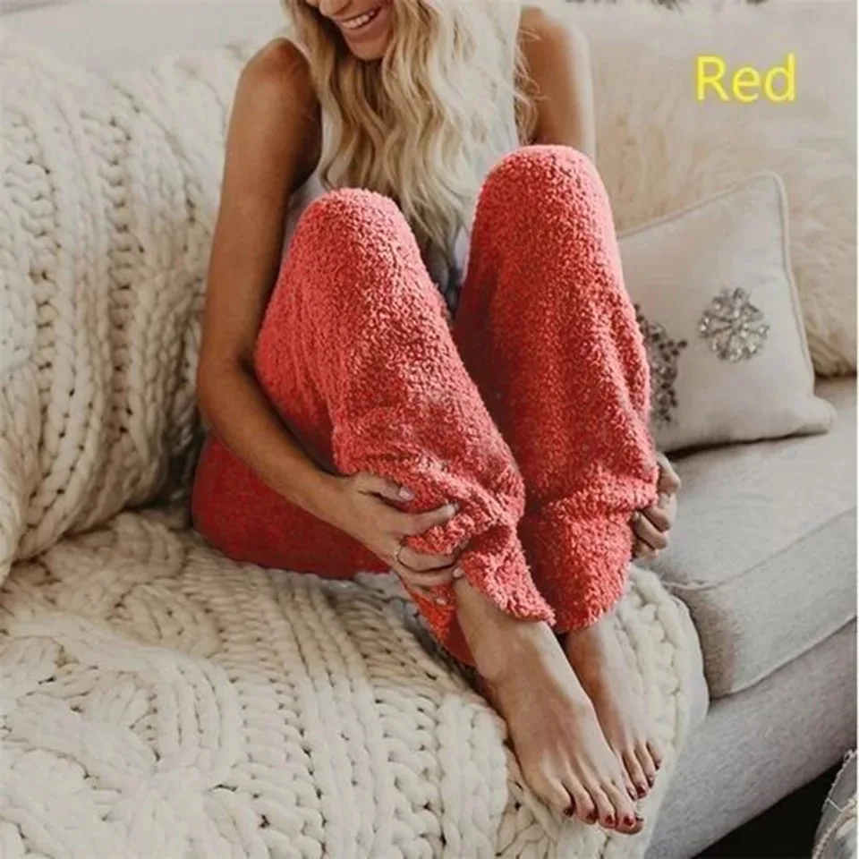 Winter Womens Double-sided Flannel Pants For Winter Leisure Lounge Wear  Fleece Pajama Pants Women New Style Sleep Bottoms - Pajama Sets - AliExpress