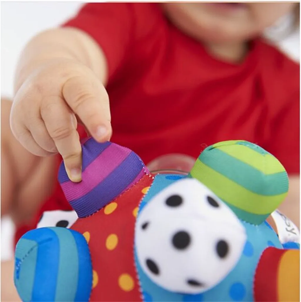 Baby Hand Holding Rattle Ball Tactile Sense Stereo Cloth Ball Toys Best Gift toys for kids up to three year #B