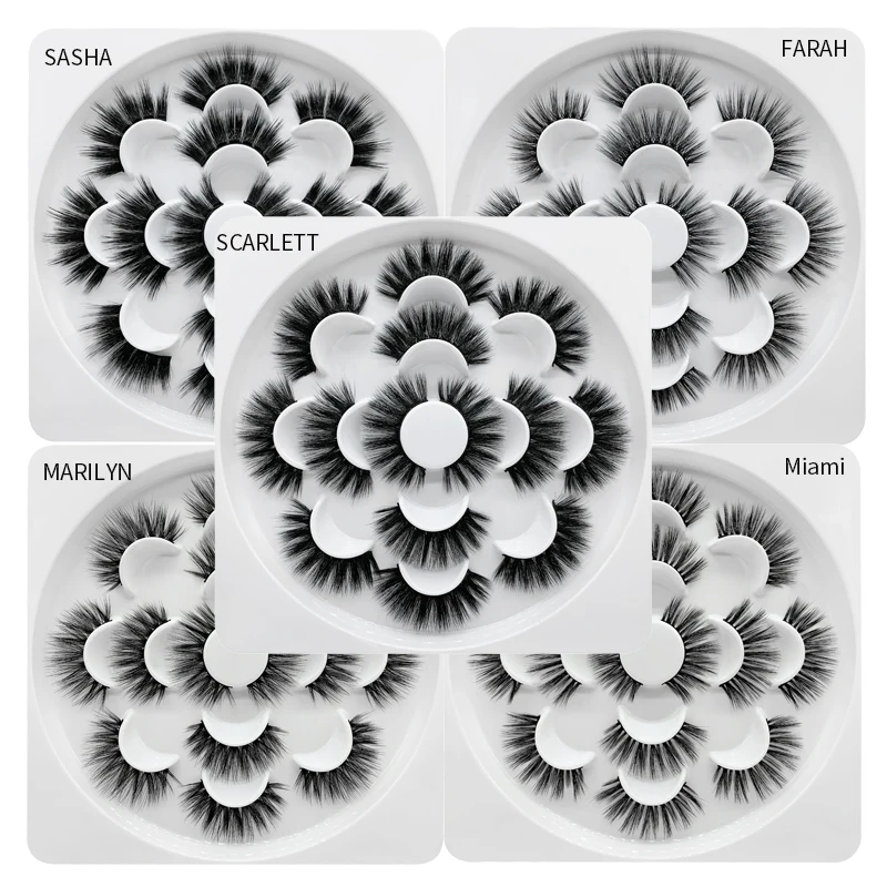 

ZOREYA 3/7 Pairs 3D Mink Lashes 35mm False Eyelashes Volume Fake Lashes Makeup Extension Eyelashes For Eye Makeup
