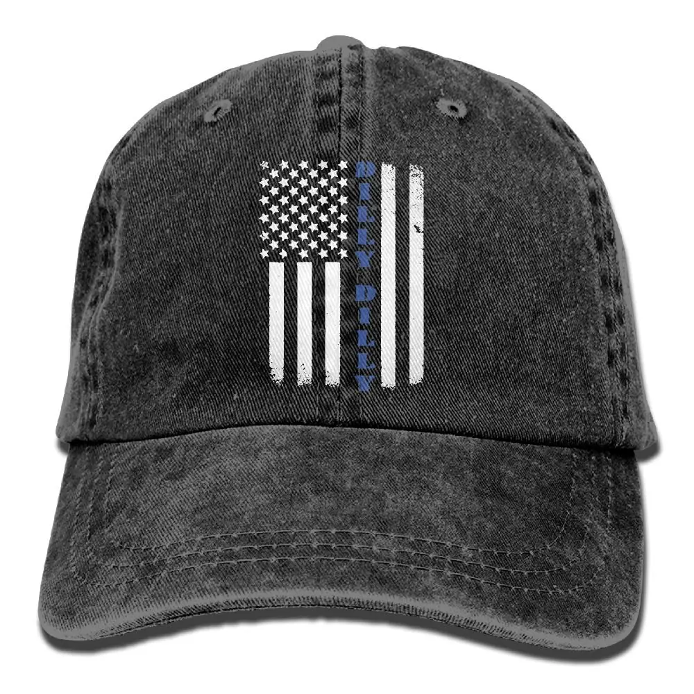 Dilly American Flag1 Unisex Baseball Cap Cotton Denim Adjustable Hiphop for Men Women |