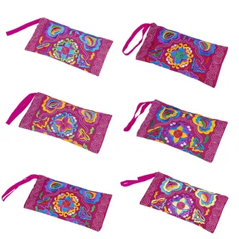 

Embroidered Women Shopping Handbags All-match Flowers Embroidery Lady Day Cluthes Versatile Handmade Ethnic Clutch Bags