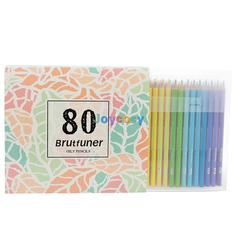 Brutfuner 520 Oily Colored Pencils DIY Color Swatch Book Style 1