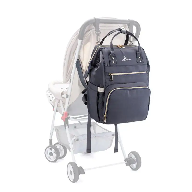 LEQUEEN рюкзак для подгузников, сумка для мам, Большая вместительная сумка для мам и детей, многофункциональные водонепроницаемые уличные дорожные сумки для подгузников для ухода за ребенком