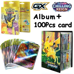 Takara Tomy – Album de cartes Pokemon, 240 pièces, anglais brillant, dessin animé, Gx, jeu pour enfants, porte cartes, classeur 