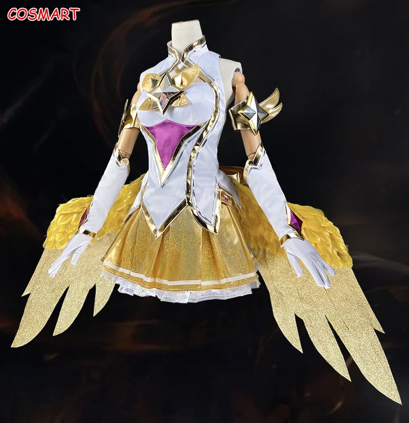 Game LOL Soraka Cosplay Costume Gorgeous Dress Uniform With Headwear Halloween Party Outfit For Women Girls 2021 NEW | Тематическая