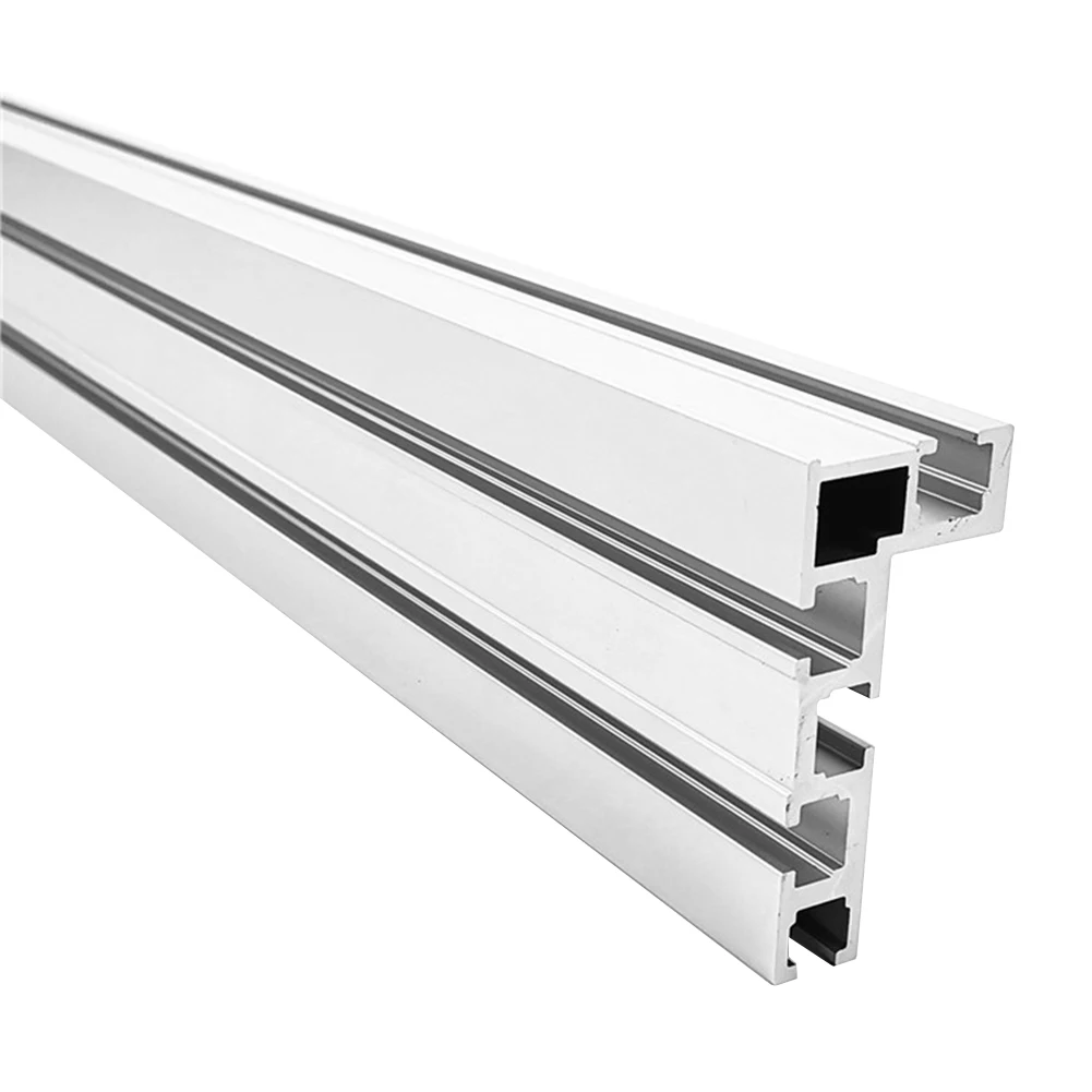 

400mm 75 Type Modified DIY For Router Table Fixture Miter Track Jig Stop Aluminium Alloy Woodworking Tool T Slot Workbench Fence