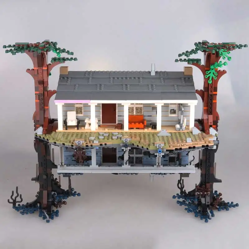 Новинка 25010, конструктор Stanger Things, 758100The Upside, набор строительных блоков, кирпичи, Lepinblocks, рождественские игрушки, подарки на Рождество