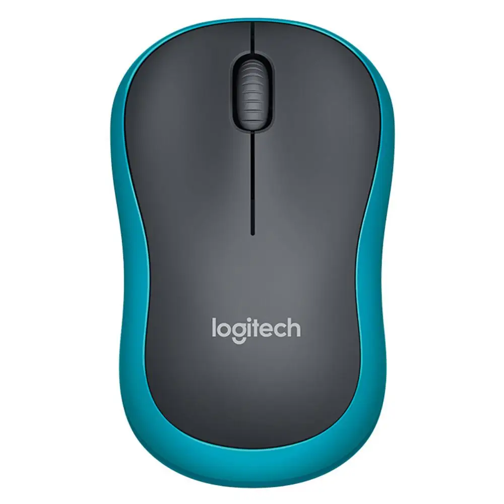 Logitech M186 оптическая эргономичная беспроводная мышь 2 4 ГГц 1000DPI Мыши для ноутбука