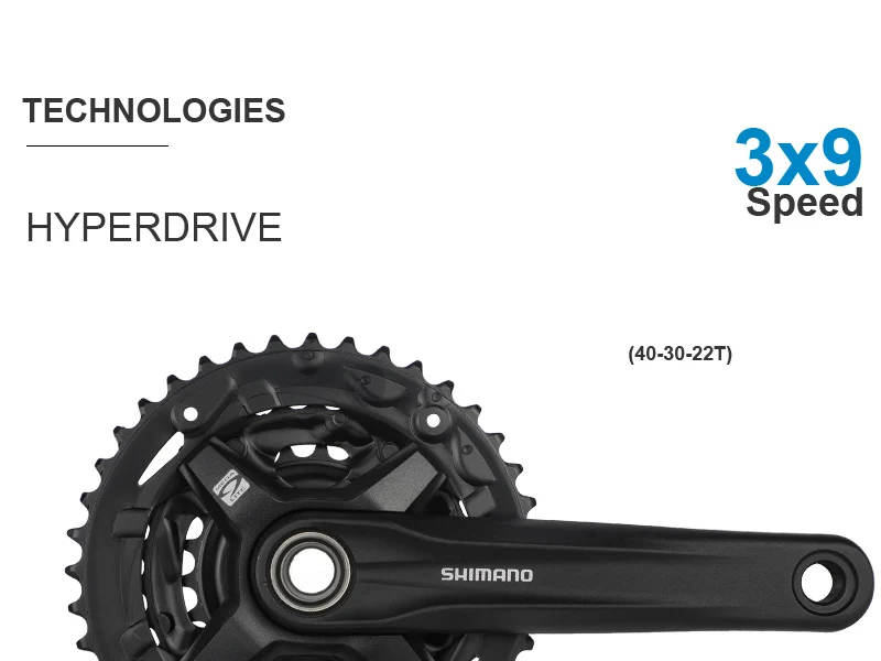 SHIMANO ALIVIO M3100 3x9 Speed Groupset with SL-M3100 RD-M2000 Front REAR DERAILLEUR HG200 CS Chain FC-MT0-3 Original