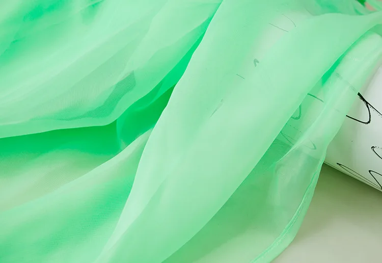 [US Rice] Manufacturers Direct Selling Foreign Trade Amazon Solid Color Curtain Window Screen Sale Terylene Wear Rod Punched Win