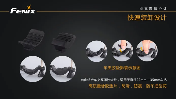 FENIX Phoenix BC30 двойной точечный 1800 Люмен светодиодный белый светильник ночной езды велосипедный светильник
