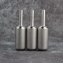 Высокое качество Профессиональный 22/25 мм рукоятка из нержавеющей стали self-задней трубки задней татуировки ручка татуировка трубка с задним стержнем#107