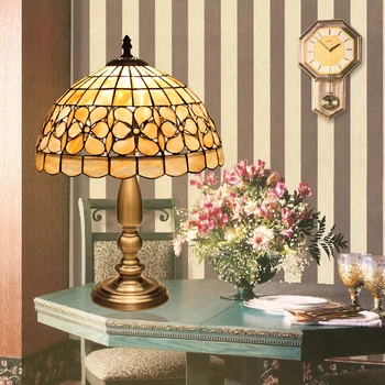 

Special European fashion bedroom bedside lamp lighting lamp shell lamp simple adjustable light