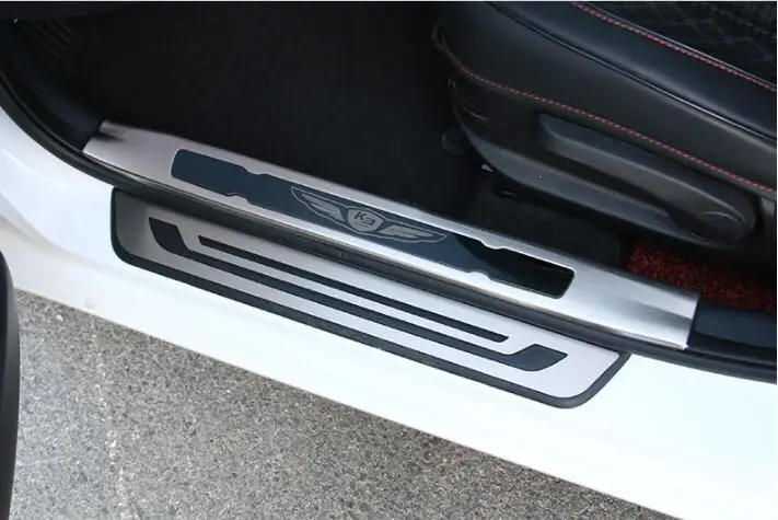 Добро пожаловать педаль подходит для Kia K3 переоборудования, специальные декоративные аксессуары для 12-18-19 K3 из нержавеющей стали добро пожаловать педаль
