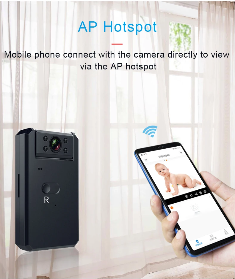 Обновленная версия MD90 wifi камера 720P беспроводная wifi мини-камера инфракрасного ночного видения микро-камера с детектором движения мини-видеокамера