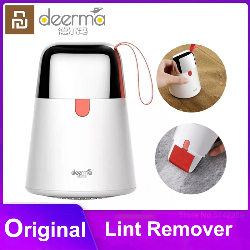 Youpin Deerma-eliminador de pelusa eléctrico, Bola de pelo, recortadora para ropa, eliminador de suéter, afeitadora de tela portátil USB, desfuzzer 2 en 1