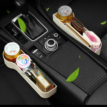 

Car Crevice Storage Box Universal Car Side Gap Coin Phone Organizer Large Capacity Wallet Sundries Case Stowing Storage Bins
