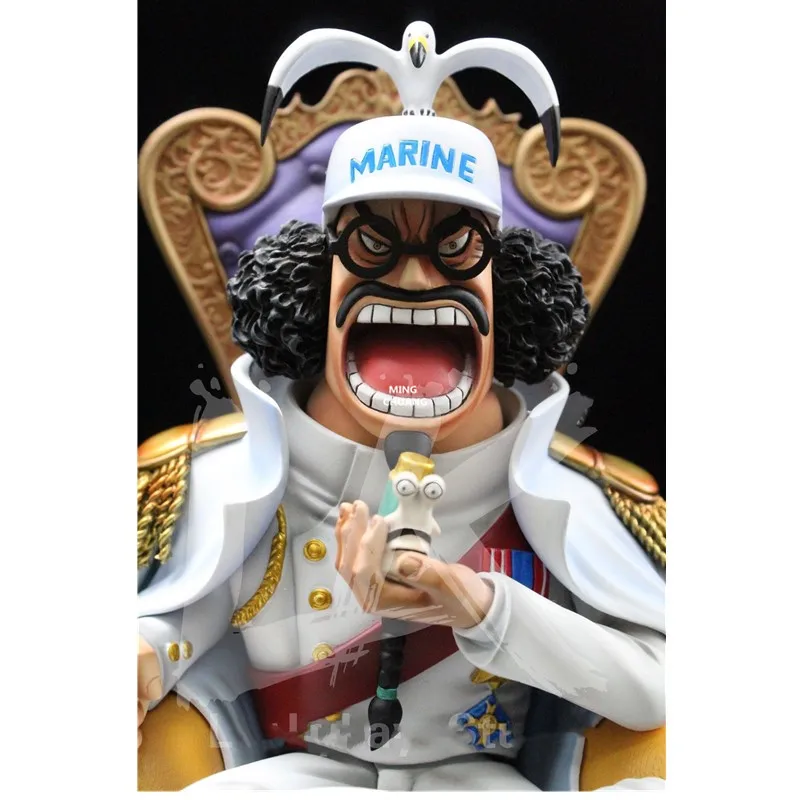 10" One Piece Statue Admiral of the Fleet Bust Sengoku Full-Length Portrait Human-Human Fruit GK Action Figure Toy BOX 25CM V591