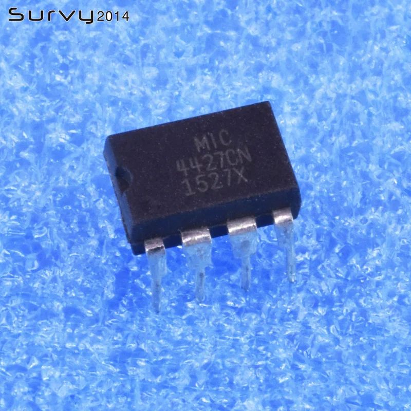 

5PCS/10PCS MIC4427CN DIP-8 Dual 1.5A-Peak Low-Side MOSFET Driver IC