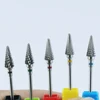 Ceramic Milling Cutter Manicure Nail Drill Bits Electric Nail Files Pink Blue Grinding Bits Mills Cutter Burr Accessories 3