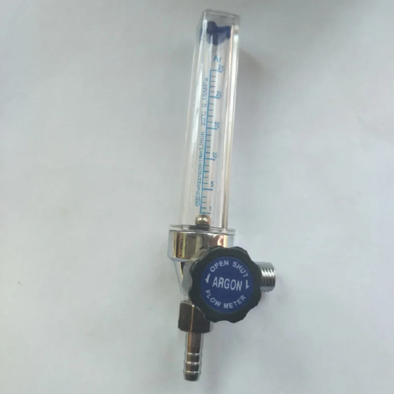 7mm Argon Flow Meter 1/4PT 0.35 MPA Flow Meter CO2 Carbon Dioxide Pressure Reducer Regulator Valve Flowmeter - Цвет: Ar