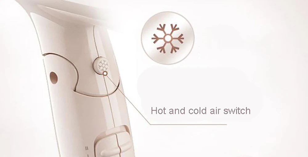 PHILIPS BHC202 фен отрицательных ионов с постоянной температурой высокой мощности машина Складная поддержка горячий и холодный ветер