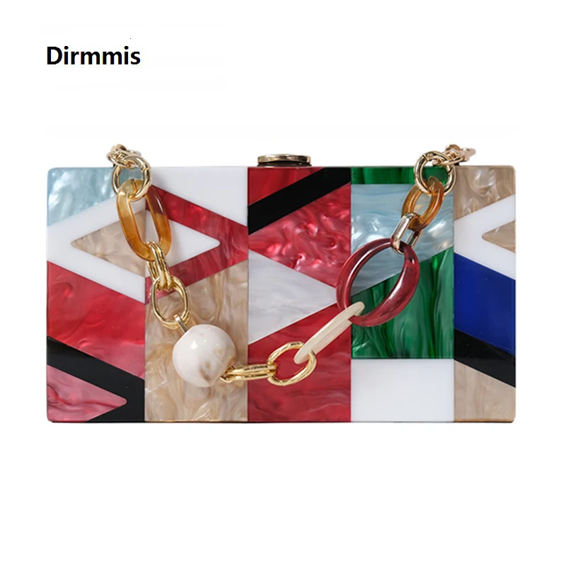 Новый Для женщин Курьерские сумки модные брендовые роскошные акриловые