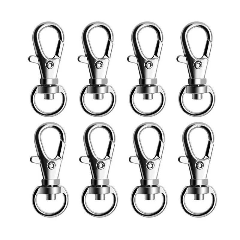 Metal Swivel Snap Hooks Lanyard Hook Keychain key Ring for Carrying Bags Luggage