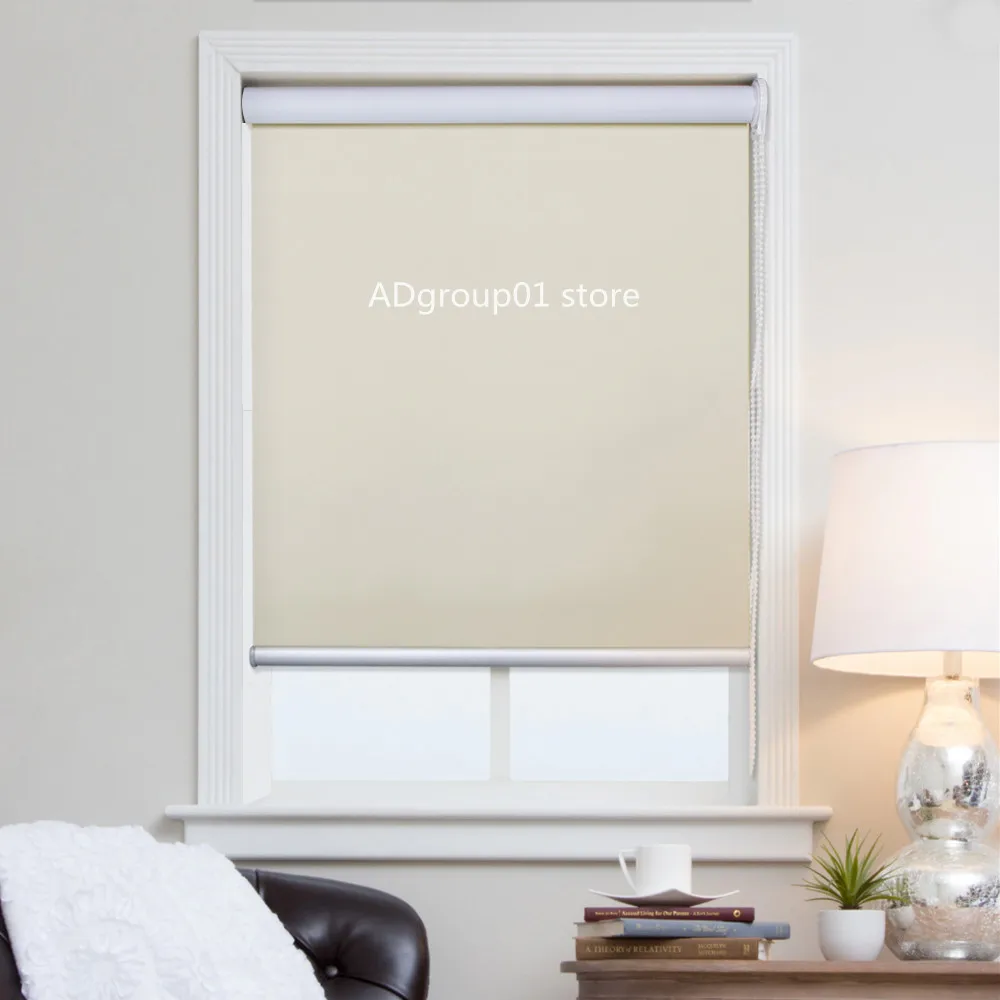 Window Roller Blinds for Windows Blackout Shades Curtains for Living Room Window Curtain Shade Blind