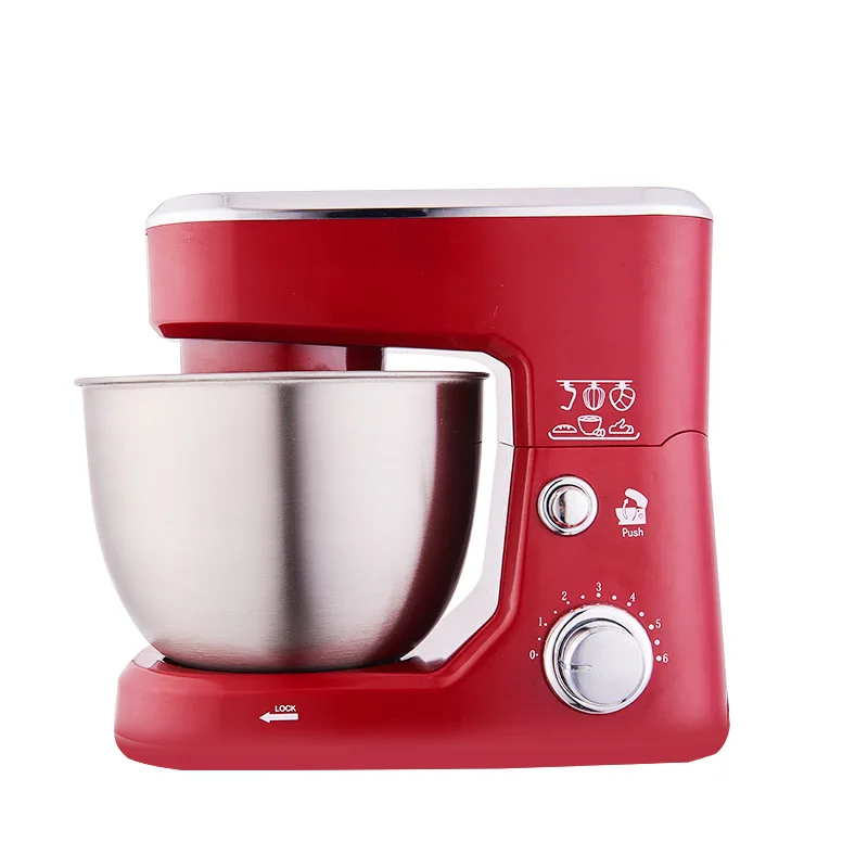 600W Kitchen Blender 4L Electric Paste Maker Egg Mixing Machine Household Bread Helper Bread Blender