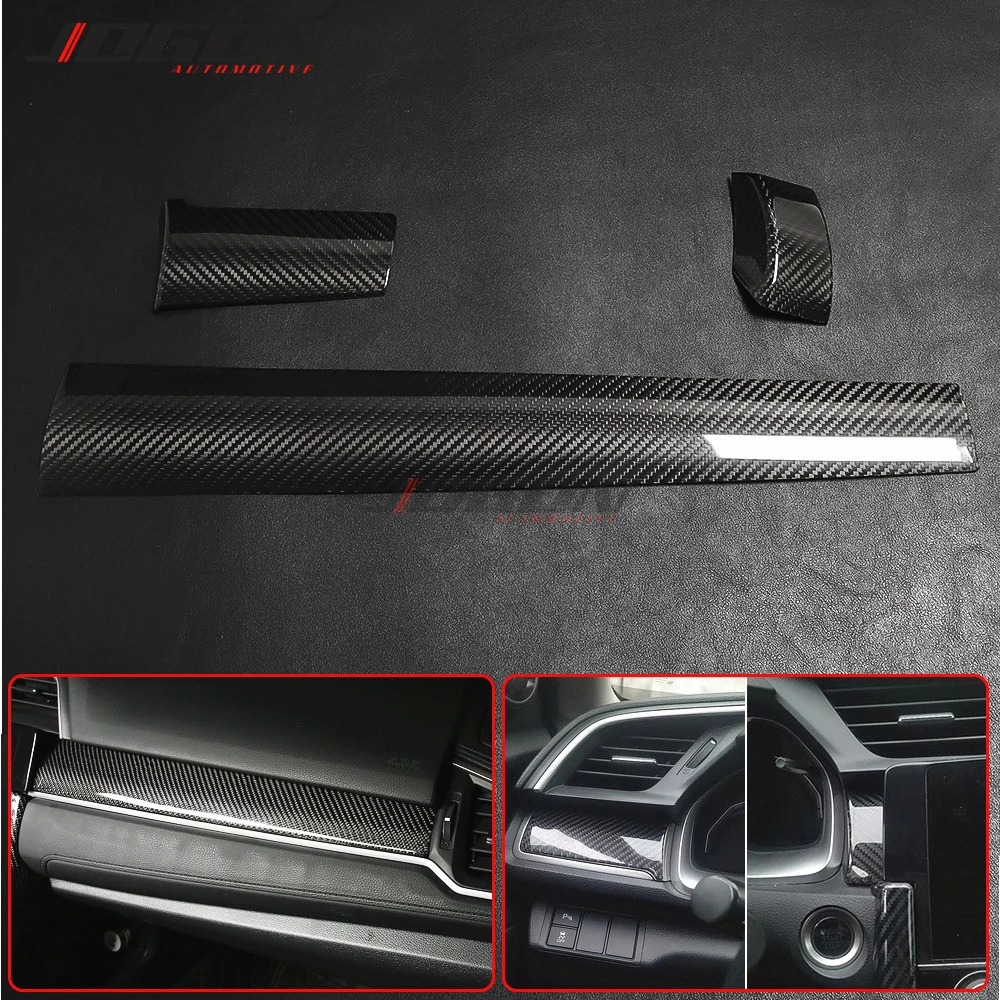 

Накладки для передней панели автомобиля из углеродного волокна для Civic MK X MK10 2017-2020