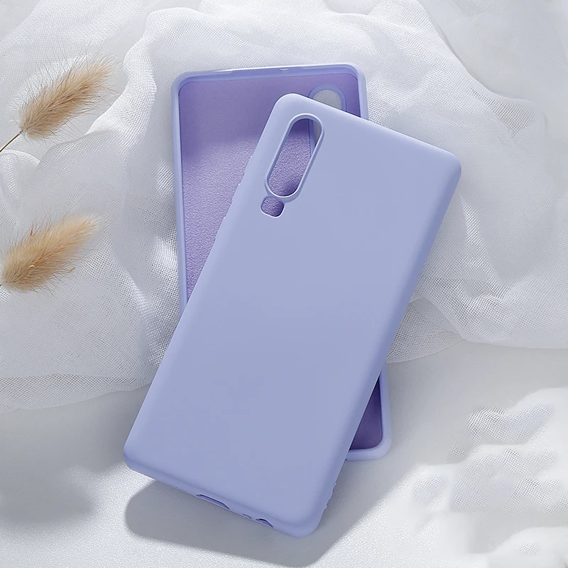 Жидкий силиконовый чехол для huawei P Smart Plus Z P30 P20 Lite Honor 10 10i 20 Nova 3 3i 5 5i mate 30 Pro, мягкий чехол