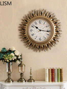 

Large Living Room Modern Design Round Quartz Silent Wall Clock Modern Design Nordic Glass Reloj De Pared Grande Hello Kitty