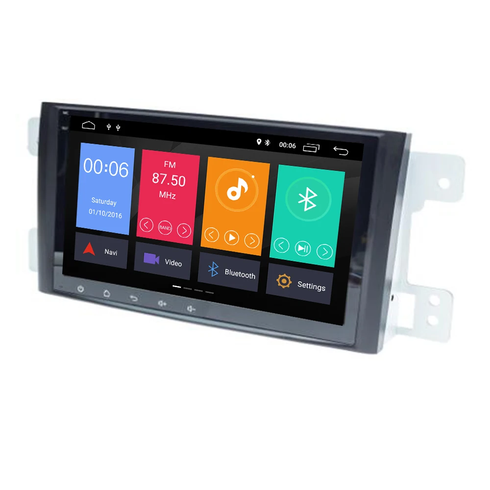 

2 Din Android 9.0 Car DVD Player For Grand Vitara 2005 2006 2007 2008 2009 2010 2011 2012 -19 Radio Audio GPS Navigation Stereo