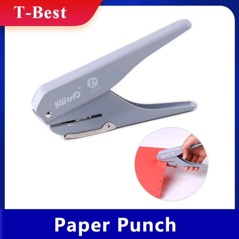 Kw Trio Handheld Diy Mushroom Single Hole Punch Puncher Paper Cutter With Ruler For Office Home School Students Hole Punch Aliexpress