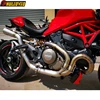 Titanium Alloy for Ducati Monster 821 1200R 1200S 2014-2019 Motorcycle Exhaust Full System with Collector Header MufflersSlip-on