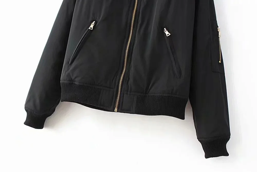 

Autumn And Winter New Style Europe And America AliExpress Hot Sales INS Blogger-Pilots Padded Short Zipper Jackets Cotton-padded