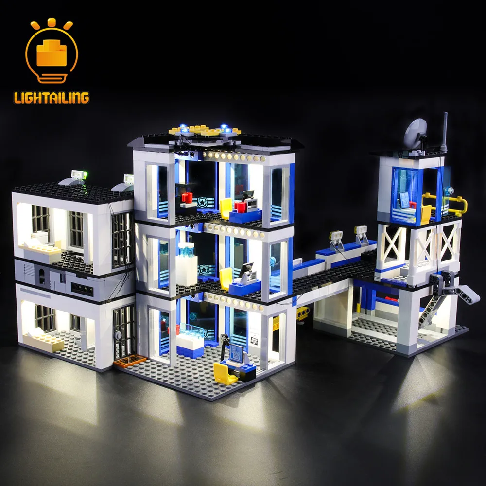 LIGHTAILING светодиодный светильник комплект для 60141 городская серия-полицейский станция строительные блоки светильник