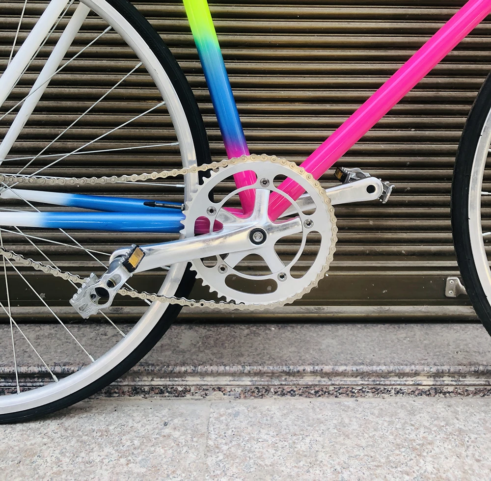 700C Fixie bike Track Single speed Bike 57cm fixed gear bike 4130 Chrome-molybdenum Steel vintage bike frame