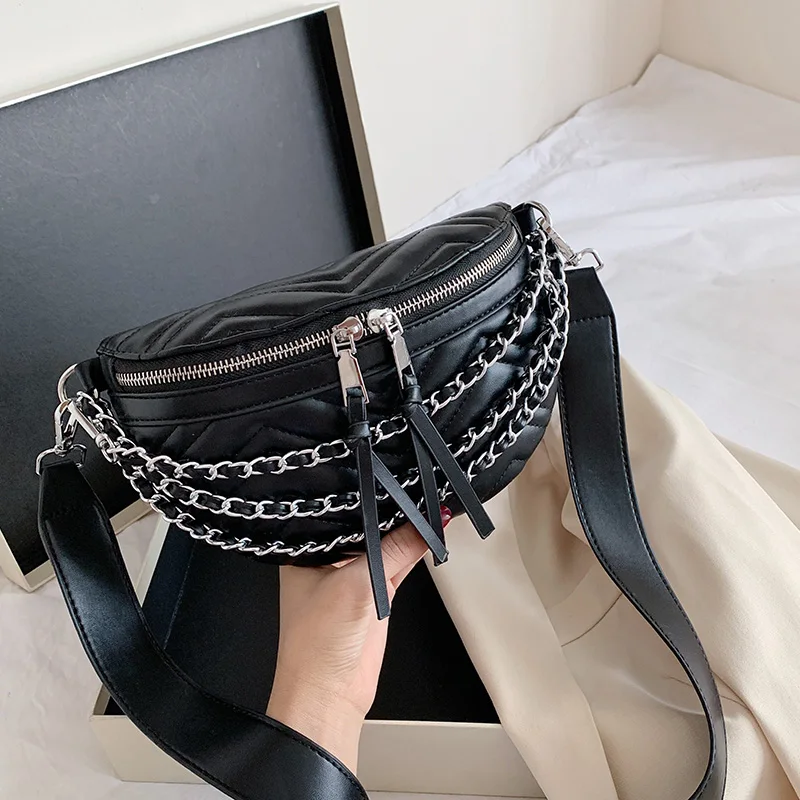 

Fanny Pack Women Purse Designer Bag With Chain Chest Bag Luxury Handbags Women Bags Purses And Handbags Crossbody Bags Waist Bag