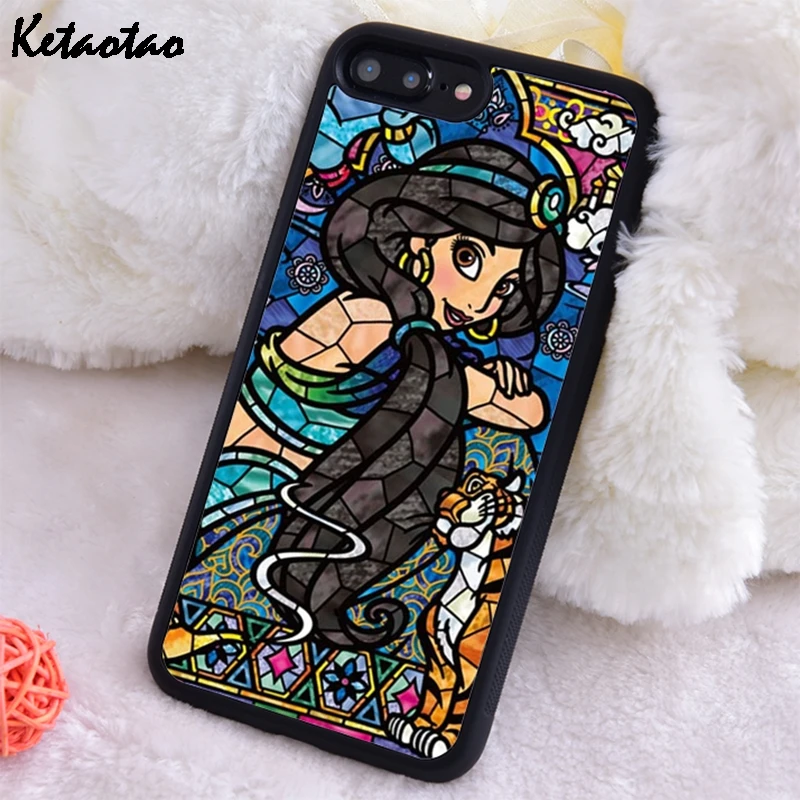 Силиконовый чехол для телефона Ketaotao Красавица и чудовище принцесса iPhone 6S 7 8 Plus 5S SE