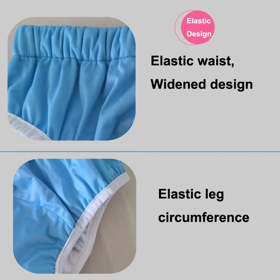 Cotton Incontinence Pants for Adults: Washable, Breathable, Adjustable Leak-Proof  Underwear for Elderly Briefs - AliExpress