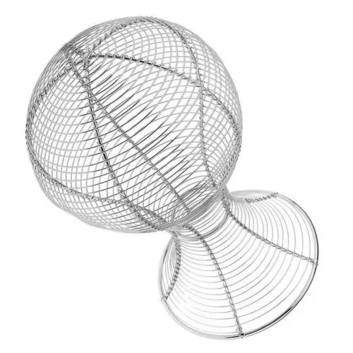 Silver White Металлическая шапка, шапка, шлем, держатель для парика, подставка для хранения, подставка для высыхания, инструмент для высыхания шляп, колпачок, подставка, инструмент - Цвет: Silver White