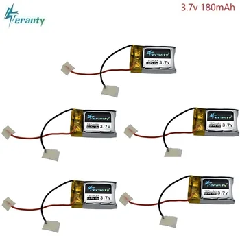 

3.7V 180mAh Lipo battery for Syma S105 S107 S107G S109 S107 M3 RC Quadcopter Spare Parts 3.7V Rechargeable Battery 701723 5pcs