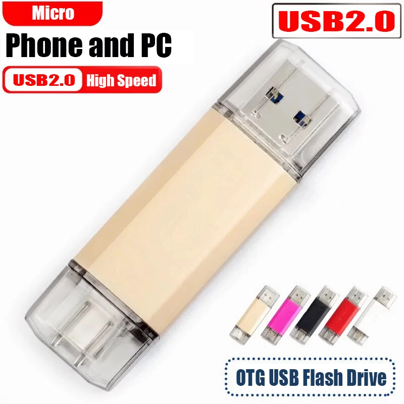 Cle USB 2 0 OTG Флешка 128 ГБ флешка 256 Гб 64 32 16 8 карта памяти для телефона|USB