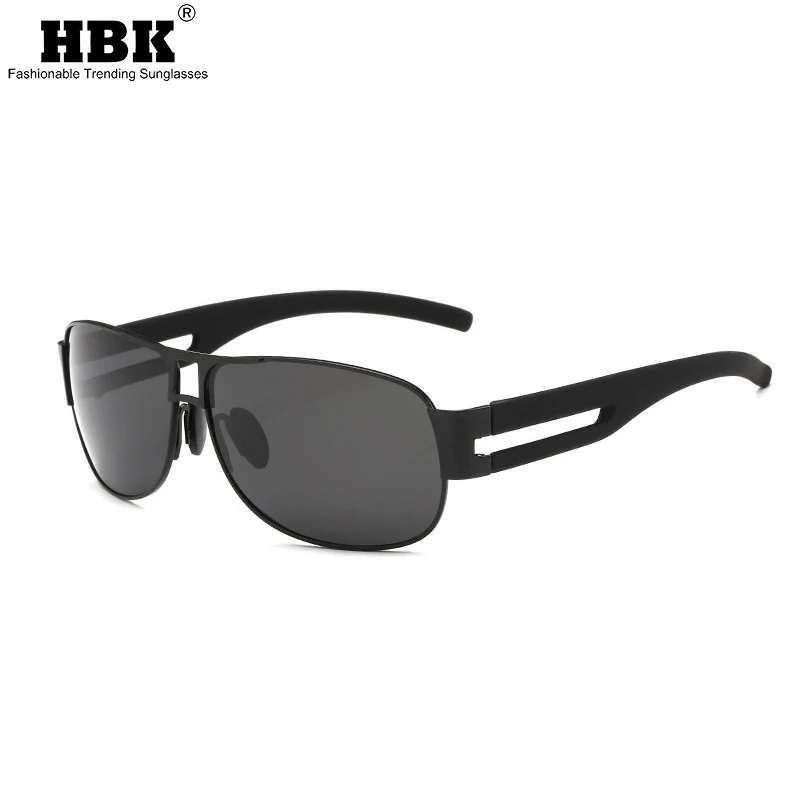 

HBK Vintage Sunglasses Men Polarized Retro Oval Classic Anti Glare Sun Glasses Driving Reduce Eyes Fatigue Male Sunglass UV400