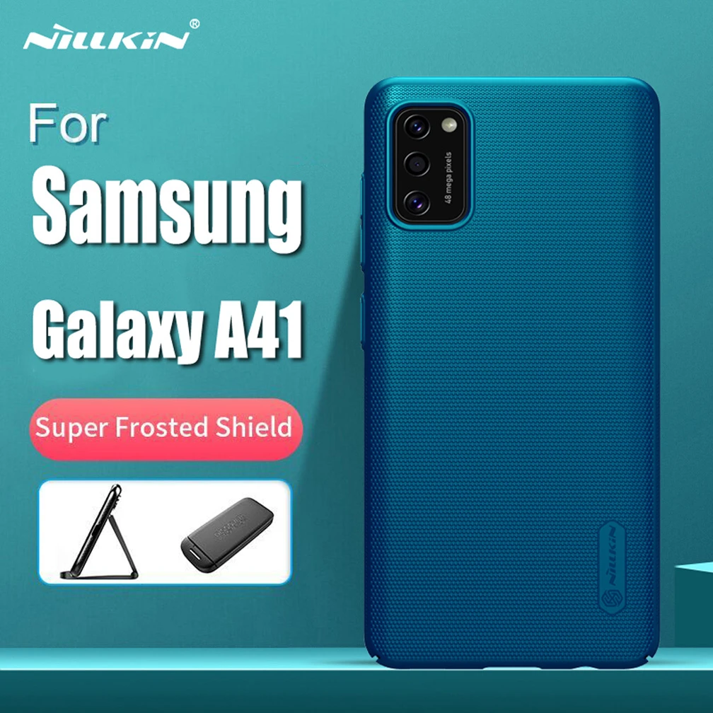 NILLKIN для Samsung Galaxy A41 чехол жесткая ультраматовая защитная накладка на заднюю
