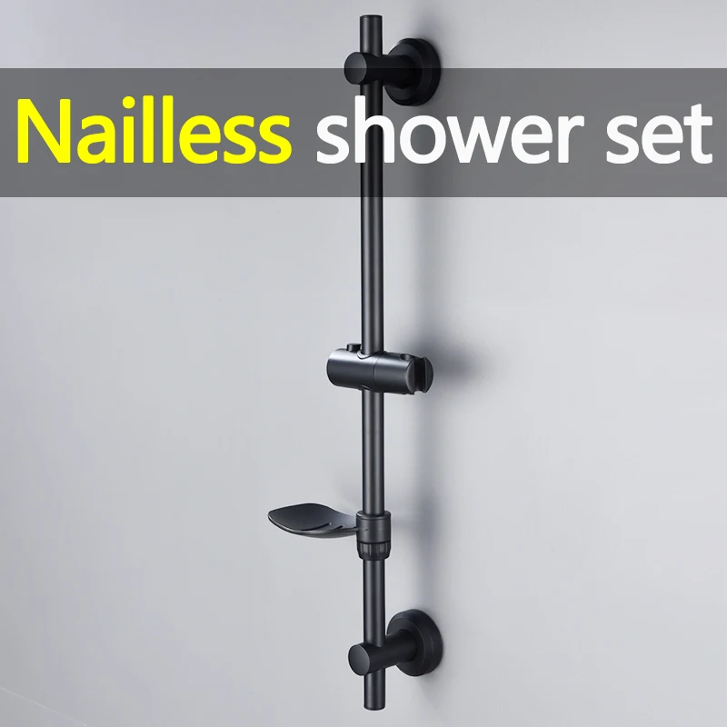 Free Shipping Stainless Steel Chrome Adhesive Sliding Bar With