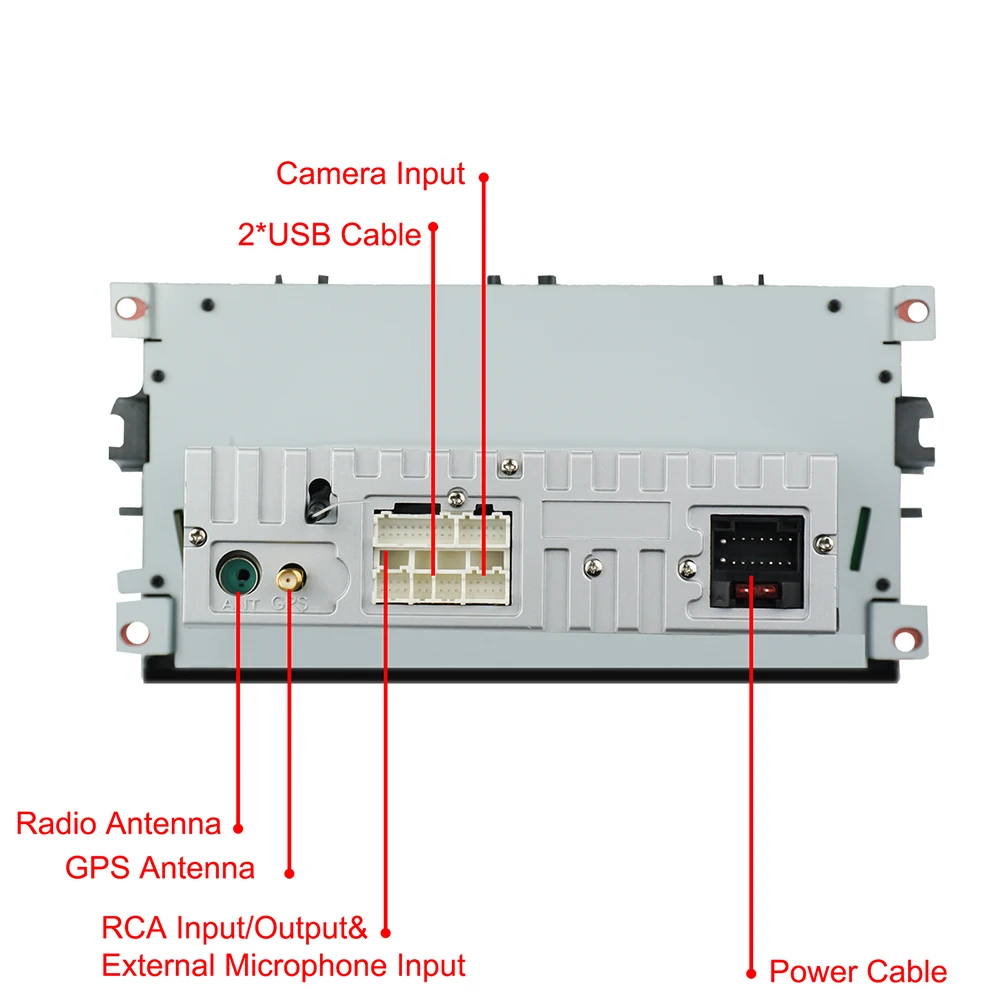 Cheap LeeKooLuu 2 Din android 8.1 Autoradio 7" 1024*600 HD Car Radio 2G RAM GPS Wifi Car Multimdeia for Ford Focus 2 Max Mondeo Kuga 4