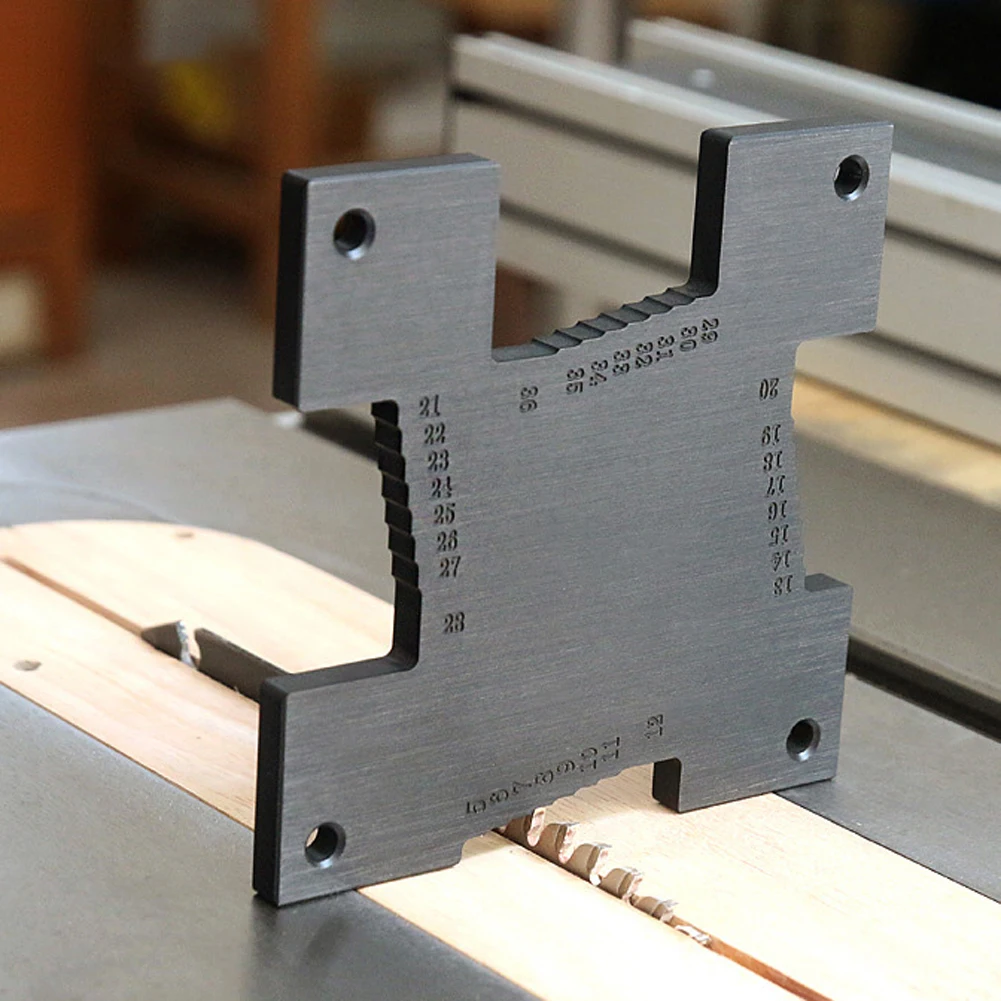

2Pcs Woodworking Height Gauge Metric Depth Gauge For Wood Router Table Electric Saw Carpentry Measuring Tools